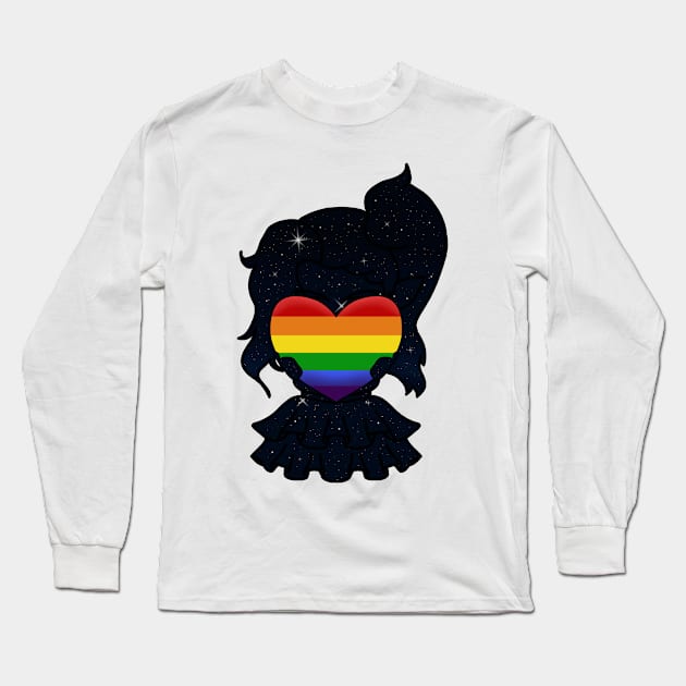 RAINBOW PRIDE Long Sleeve T-Shirt by Burrrrrittttooooo's Closet